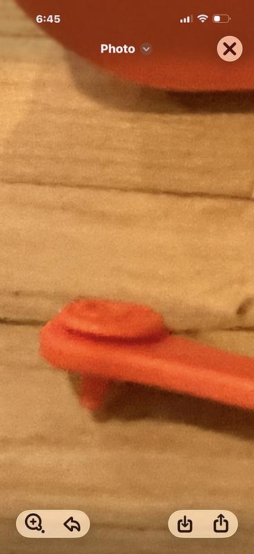 Photo submitted with review of product