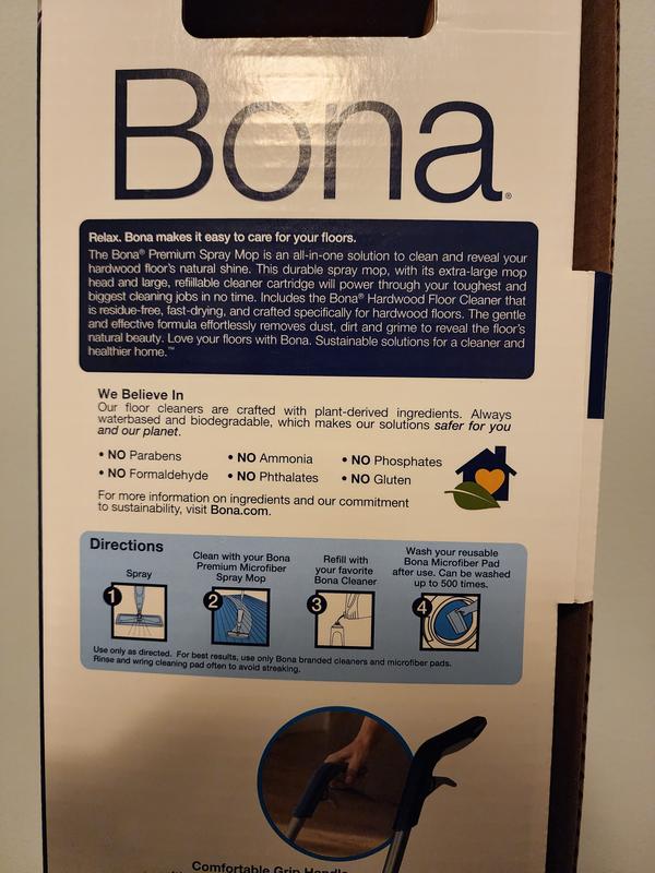 Bona Premium Spray Mop for Hardwood Floors (WM710013496) 