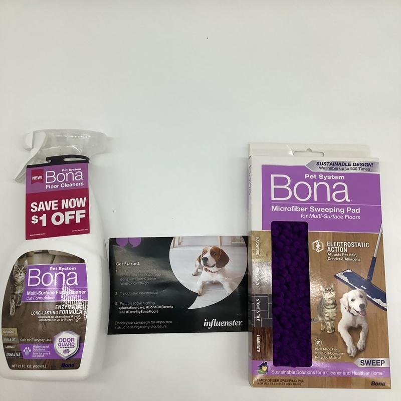 Bona Pet System, Microfiber Sweeping Pad for Multi-Surface Floors,  Electrostatic Action Attracts Pet Hair, Dander, and Allergens