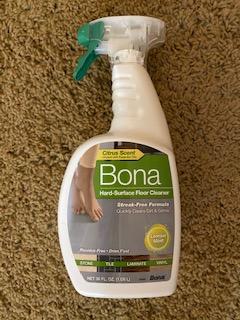 Bona Floor Cleaner, Hard-Surface, Lemon Mint, Citrus Scent - 32 fl oz