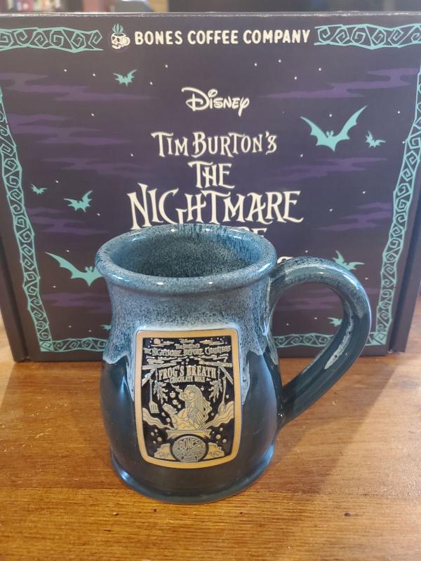 Bones Coffee Frogs Breath Sally Nightmare Before Christmas shops Mug Deneen Pottery