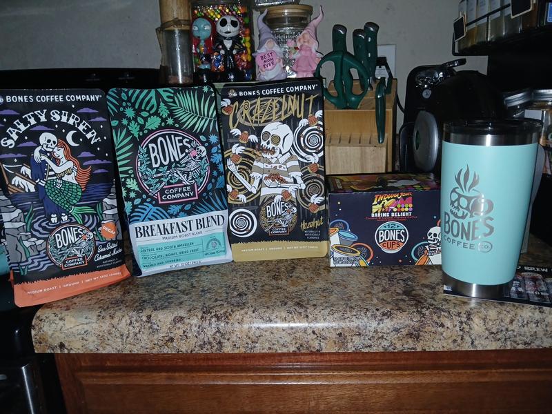 Tan lable by k cups.