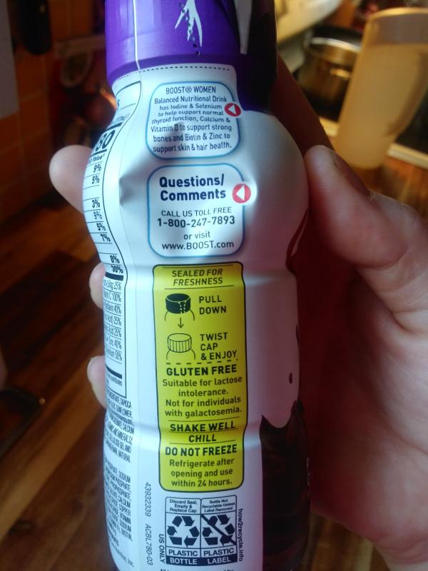 boost drink for women's health