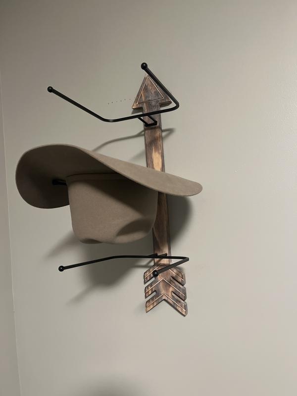 BB Ranch Arrow Wood And Metal Hat Rack Sheplers
