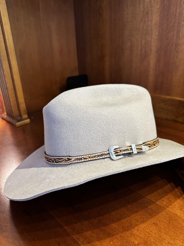 Embossed Leather Hat Band - Women's Leather Hat Band Online