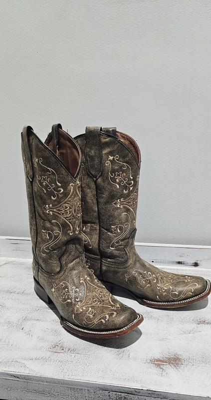 Circle g women's clearance diamond embroidered western boots