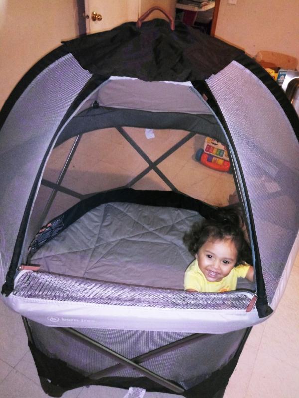 shaded baby playpen