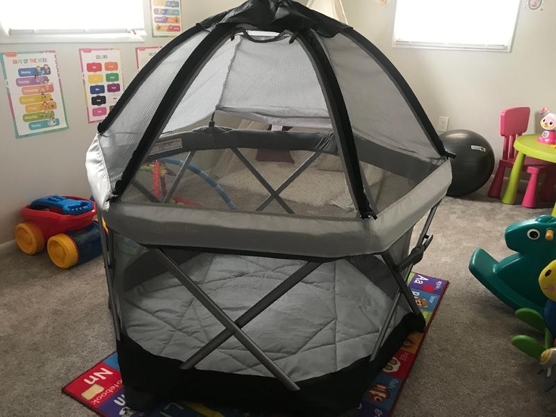 covered playpen for babies
