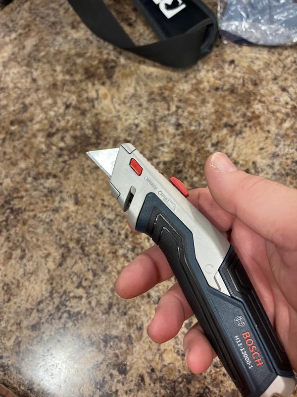 Bosch 3/4-in 1-Blade Folding Retractable Box Cutter Utility