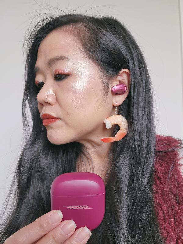 The plum color stands out