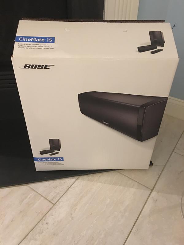 Bose cinemate 15 home theater hot sale speaker system