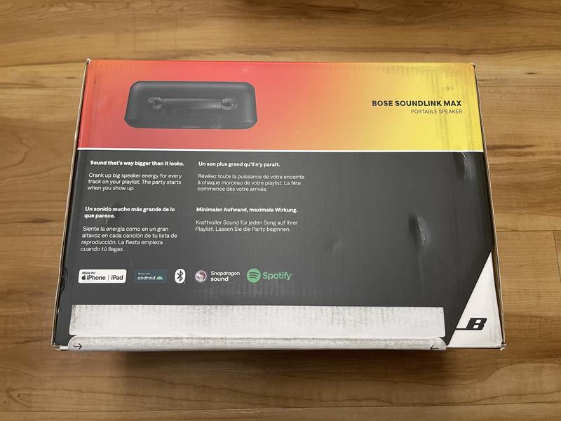 SoundLink Max Bluetooth Speaker - Boombox Speaker | Bose