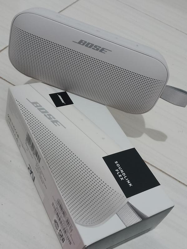 Bose SoundLink Flex Bluetooth Speaker, Stone Blue With Slinger Case  865983-0200-K