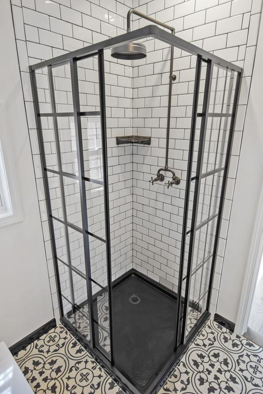 DreamLine DL-6789-09 French Corner 36x36 Shower Enclosure and Base Kit, Black