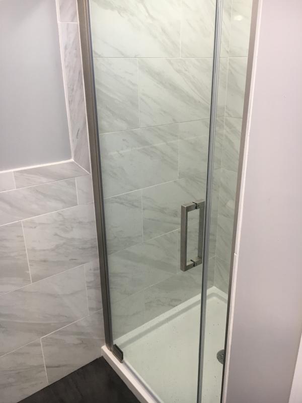 DreamLine Elegance-LS 34 - 36 inch W x 72 inch H Frameless Pivot