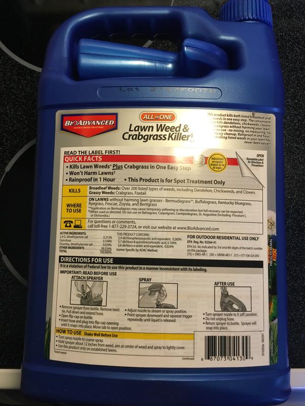 Bioadvanced Allinone Lawn Weed And Crabgrass Killer Instructions edu.svet.gob.gt