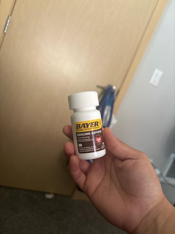 Bayer ASPIRIN ブリキ缶 Bayer ASPIRIN ブリキ缶 Bayer Aspirin, Genuine, 325 mg, Coated