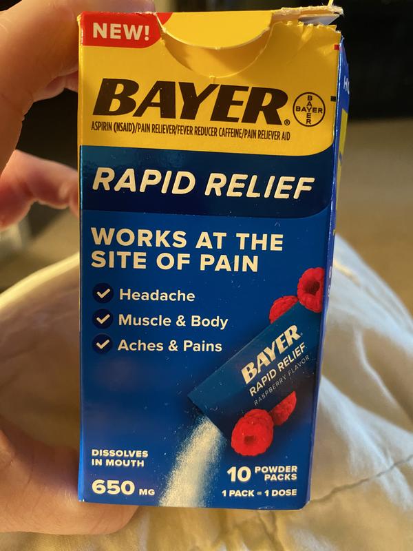Bayer® Rapid Relief Powder Packs
