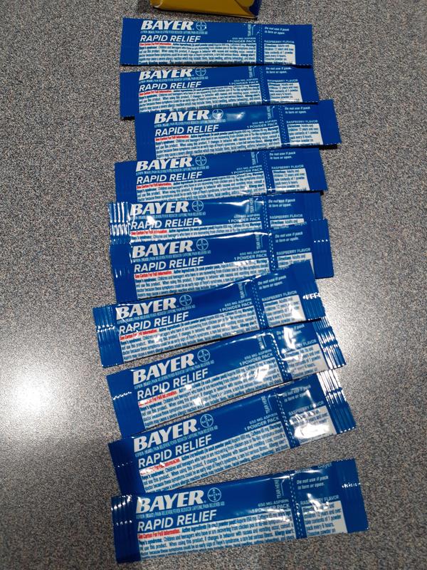 Bayer® Rapid Relief Powder Packs
