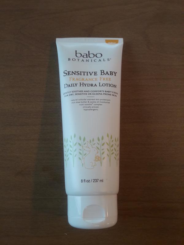 babo botanicals sensitive baby daily hydra lotion