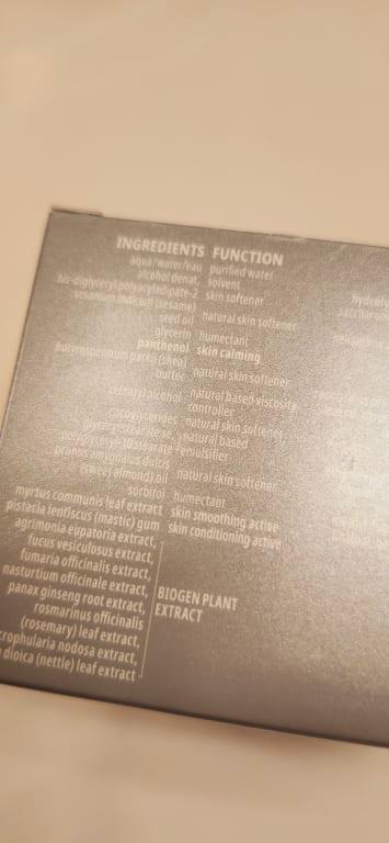 Ingredients and what they provide.