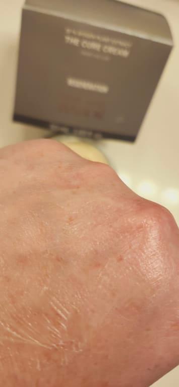 Absorbed into the skin