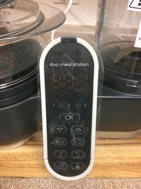 Front Screen. Steam,Blend, Heat up , Defrost and sterilize.