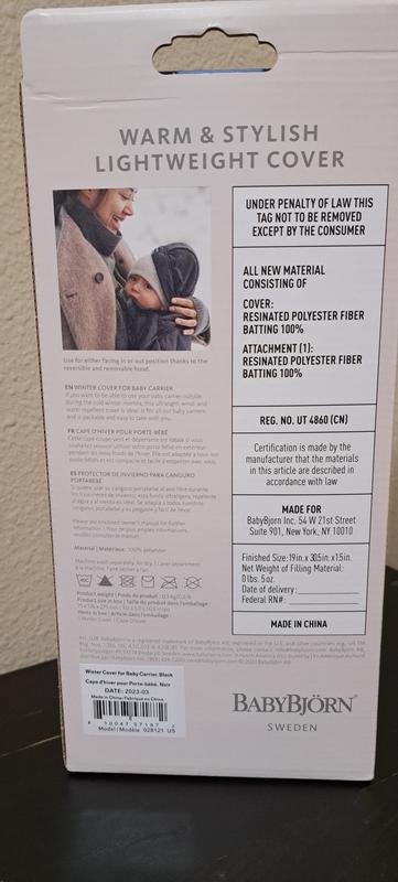 BabyBjorn - Winter Cover for Baby Carrier