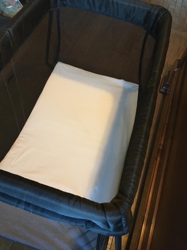 Drap housse en place