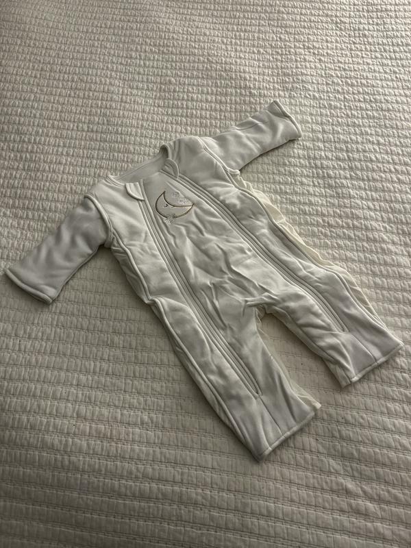 2-in-1 Double Zipper Swaddle Onesie