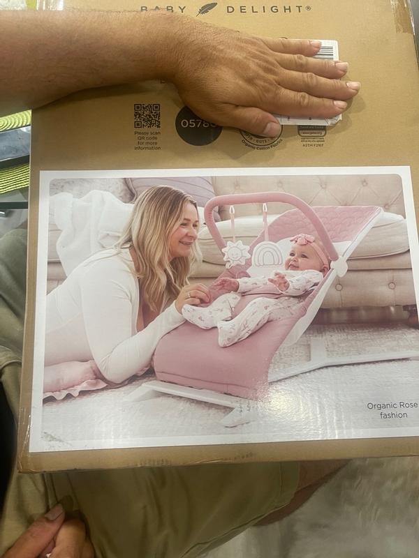 Alpine Deluxe Portable Bouncer - Charcoal Tweed