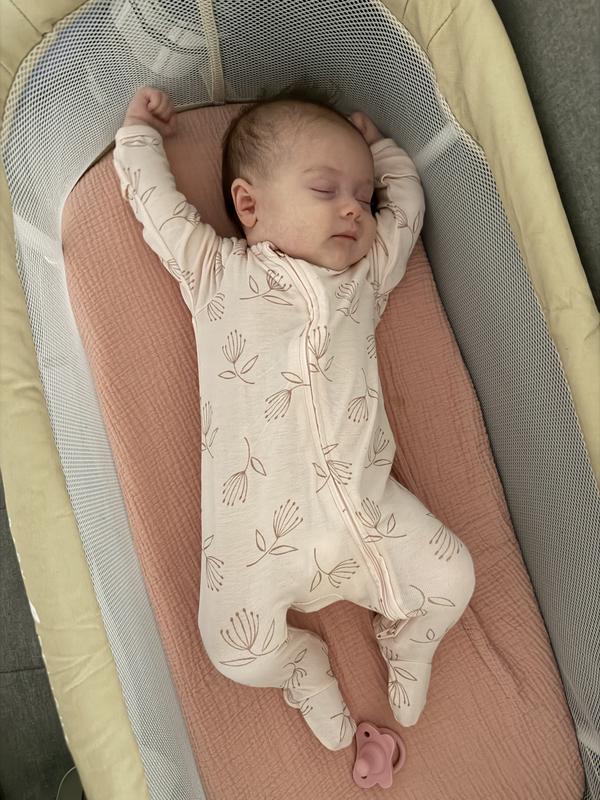 Snuggle Nest™ Portable Bassinet - Charcoal Tweed