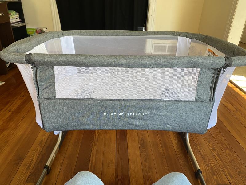 Beside Me™ Dreamer Bassinet & Bedside Sleeper - Charcoal Tweed