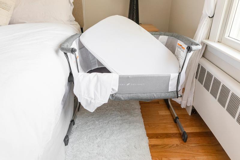 Co sleeper on sale attach under mattress