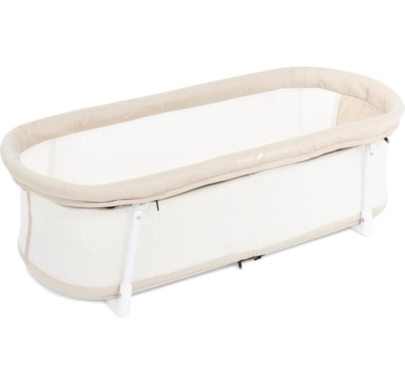 Snuggle Nest Organic Portable Bassinet Organic Oat Baby Delight