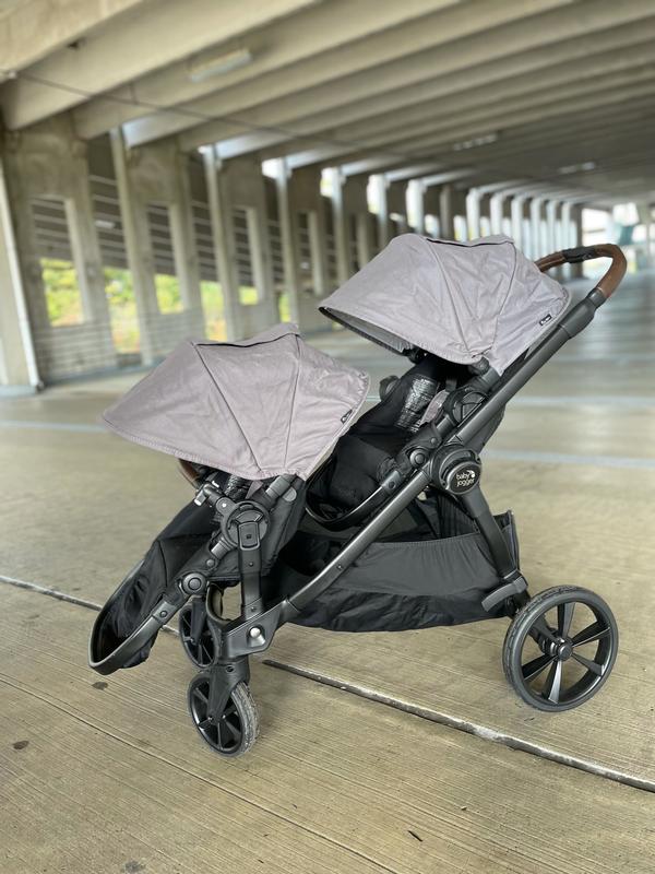 Baby Jogger City Select 2 Single-to-Double Modular Travel System, Includes  City GO 2 Infant Car Seat, Radiant Slate