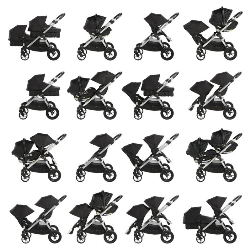 deluxe pram eco collection city select 2 and summit X3 Baby Jogger