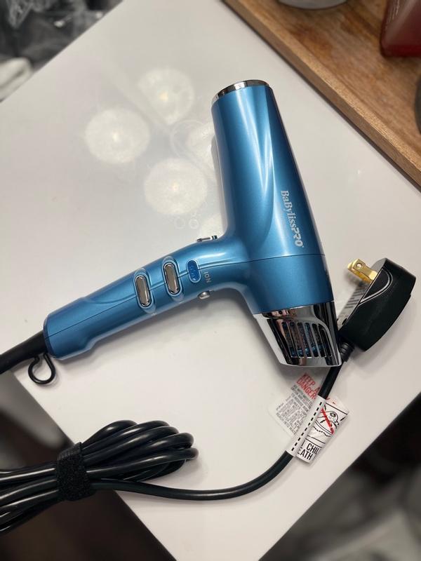 Secador De Pelo Babyliss Iónico Digital Dual Ionic Profesi Color Celeste