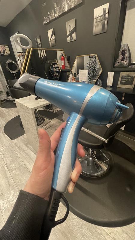 BaBylissPRO Nano Titanium Hair Dryer, Professional 2000-Watt Blow Dryer,  Ionic Technology Dries Hair Faster With Less Frizz