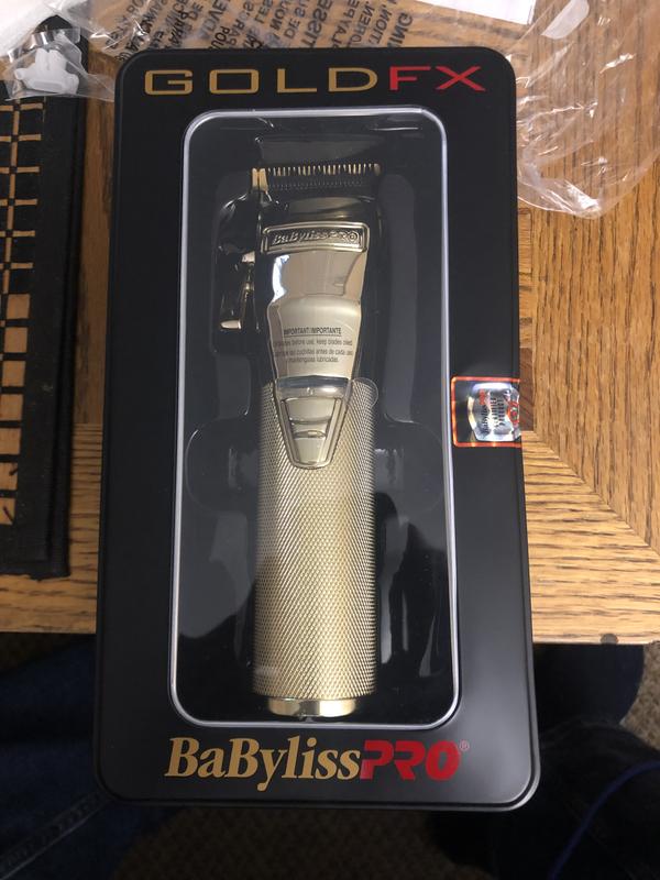 Babyliss Pro GOLD FX FX870G Cord/Cordless Lithium-Ion Adjustable Clipper 