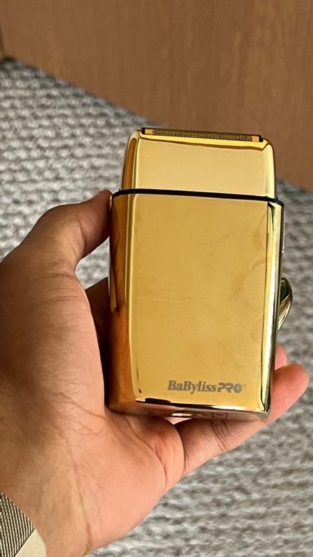 BaBylissPRO FOILFX02 Cordless Gold Metal Double Foil Shaver