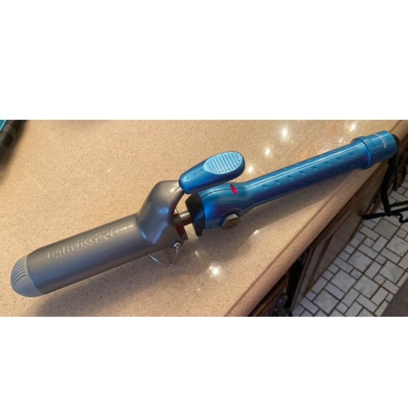 Babyliss pro nano titanium spring curling iron best sale