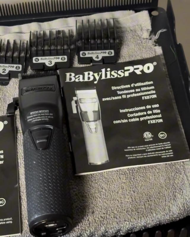 Cortadora de cabello inalámbrica negra FXONE (FX899MB) | BaBylissPRO