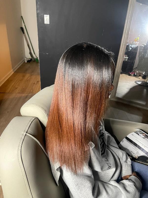 Customer photo for "Perfect mini iron for smooth roots, edges, and fla"