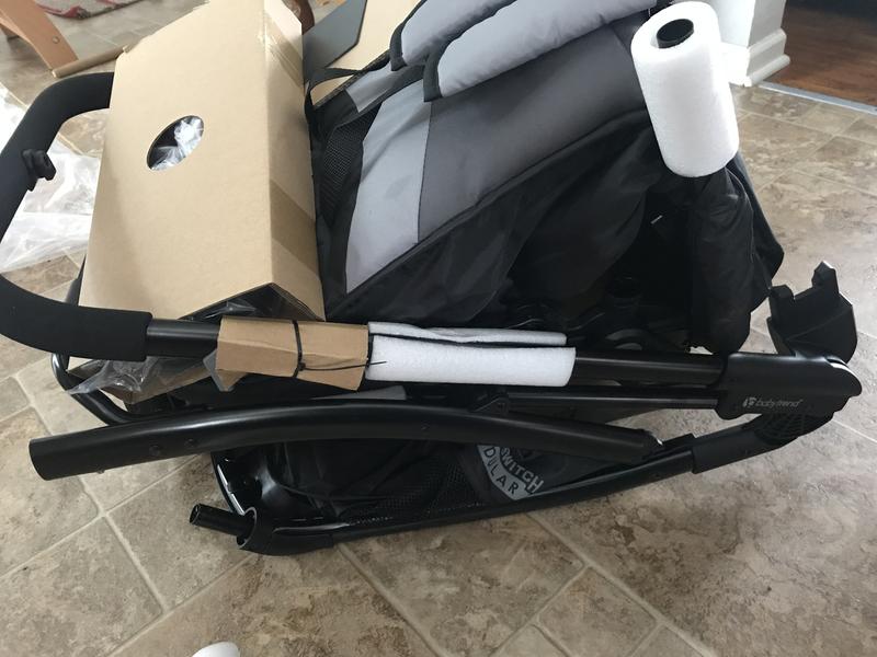 Stroller requires assembly
