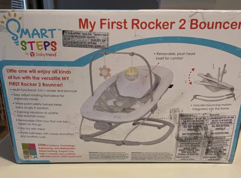 Smart Steps By Baby Trend My First Rocker Baby Bouncer - Diamond