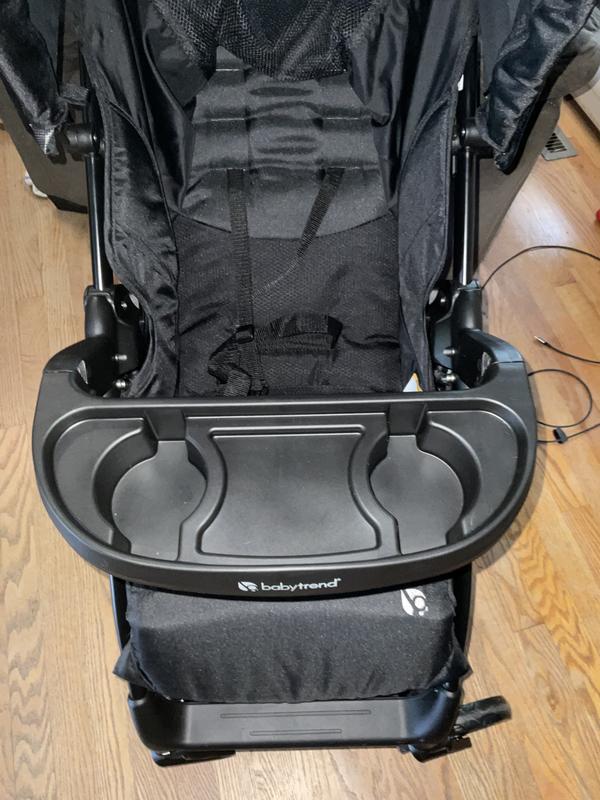 Tray for baby and easy fold leg rest