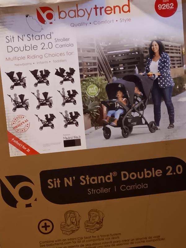 Baby trend sit and stand outlet compatibility