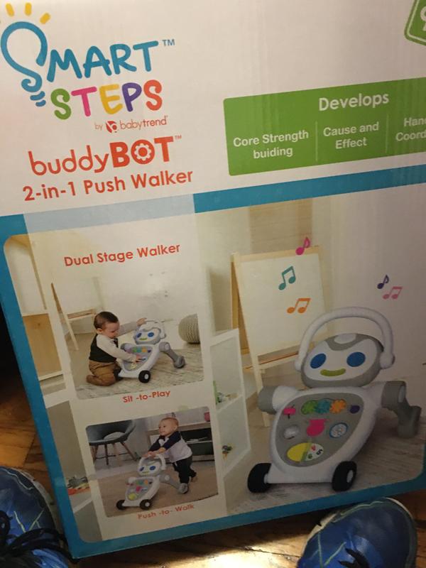 Buddy Bot™ 2-in-1 Push Walker | Smart Steps by Baby Trend