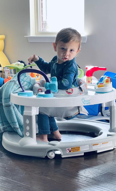 My 21 month old sitting in the bouncer